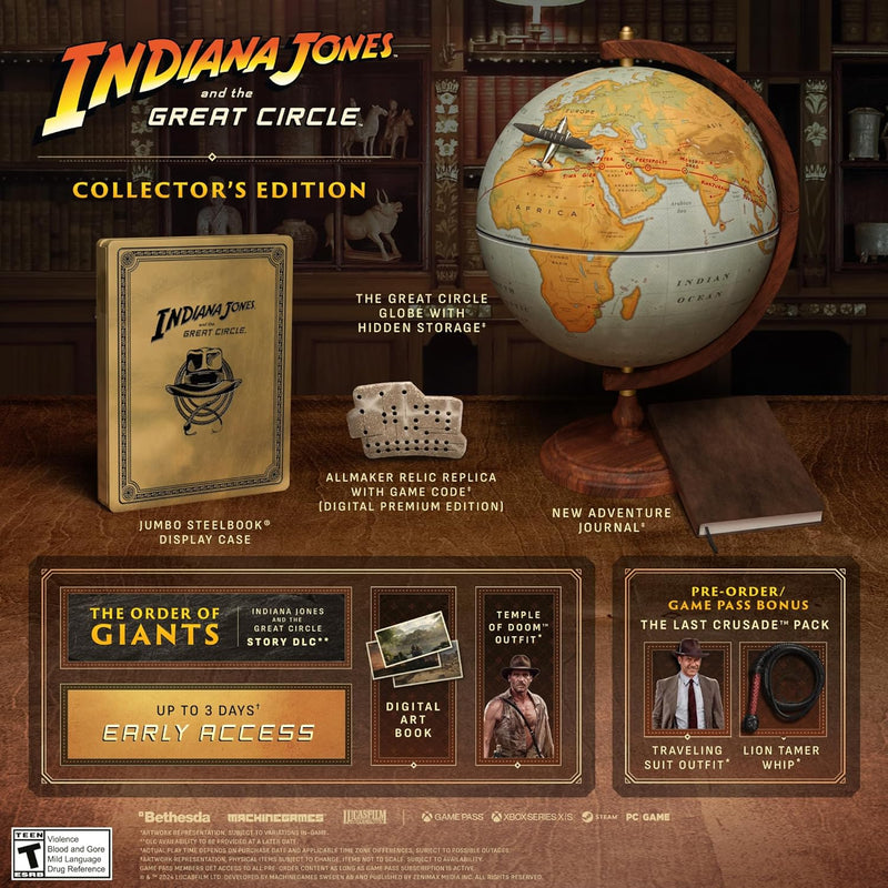 Microsoft EP2-18094 Indiana Jones: Great Circle Collector's Edition (Xbox/PC) — main product image