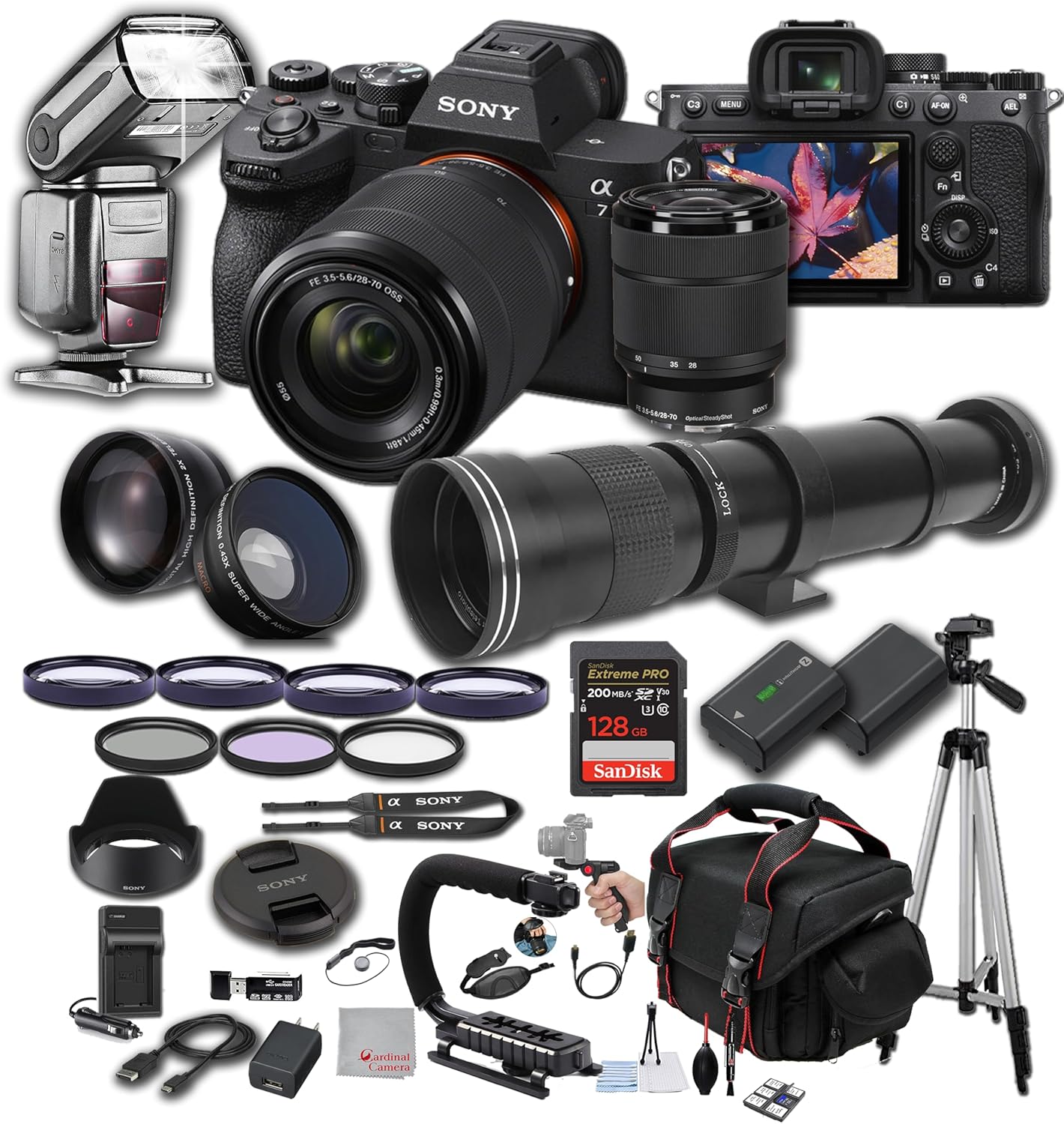 Sony Sony A7 IV 28-70mm Lens Bundle 128GB and More