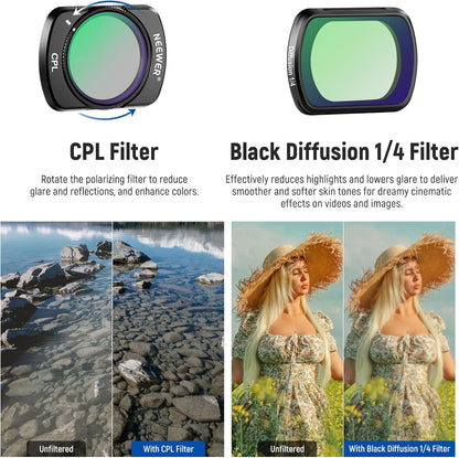 Neewer 10104902 Magnetic Filter Set for DJI Osmo Pocket 3