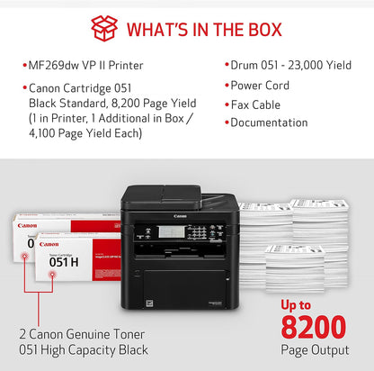 Canon 5938C001 imageCLASS MF269dw II VP Wireless Laser Printer