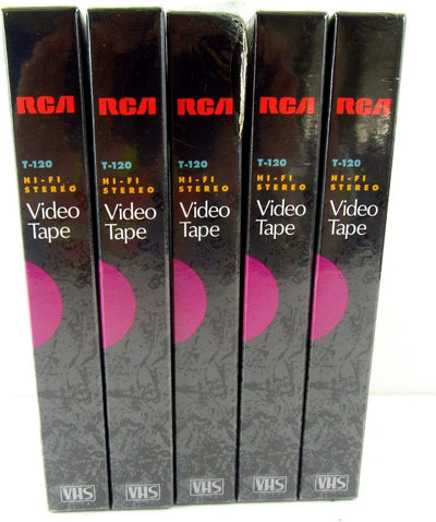 RCA T-120H VHS Video Cassette 120-Minutes Single Pack