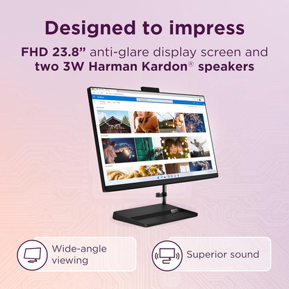 Lenovo F0GH0166US IdeaCentre AIO Desktop Computer Black