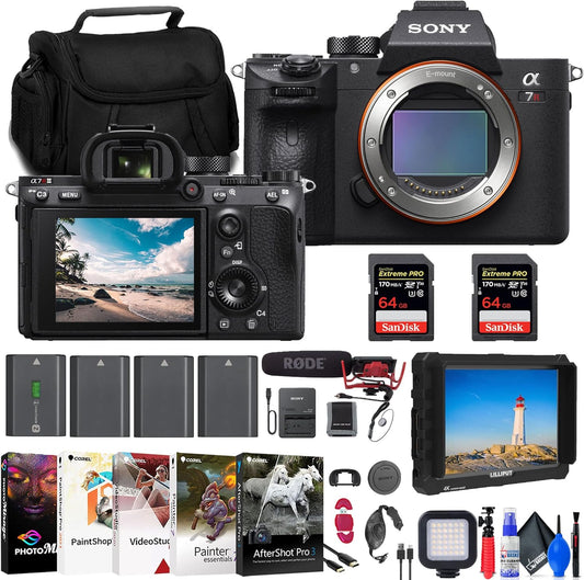 Sony ILCE7RM3A/B a7R IIIA Mirrorless Camera Bundle (Renewed)