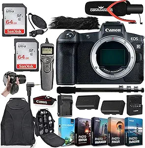 Canon Canon EOS R Mirrorless Camera Deluxe Accessories Renewed — main product image