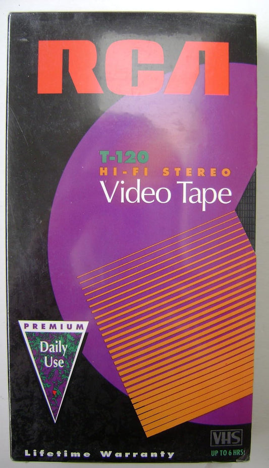 RCA 5267670 T-120 Hi-Fi Stereo Premium VHS Tape