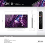 Sony XBR 65A8H Renewed 65-Inch OLED Android TV