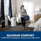 GE APFD06JASW 6,100 BTU Portable Air Conditioner