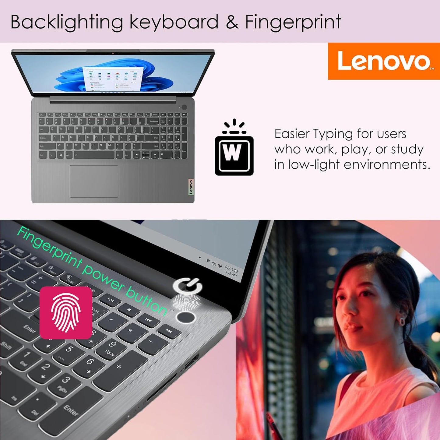 Lenovo IdeaPad 3 Touch i7 Laptop 40GB 1TB SSD