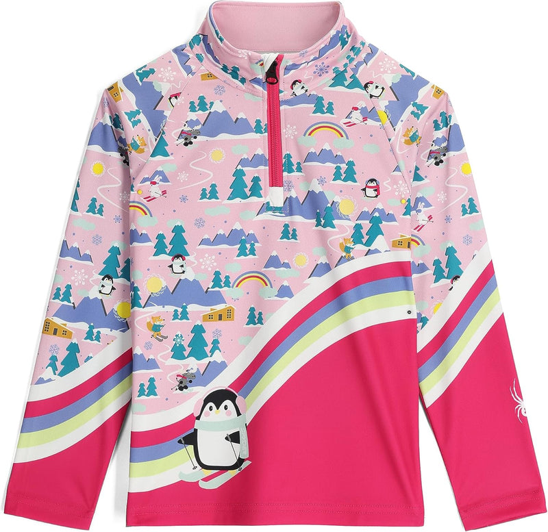 Spyder 38RR125302 Girl's Reflect Half Zip Ski Base Layer — main product image