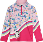 Spyder 38RR125302 Girls' Reflect Half Zip T-Neck