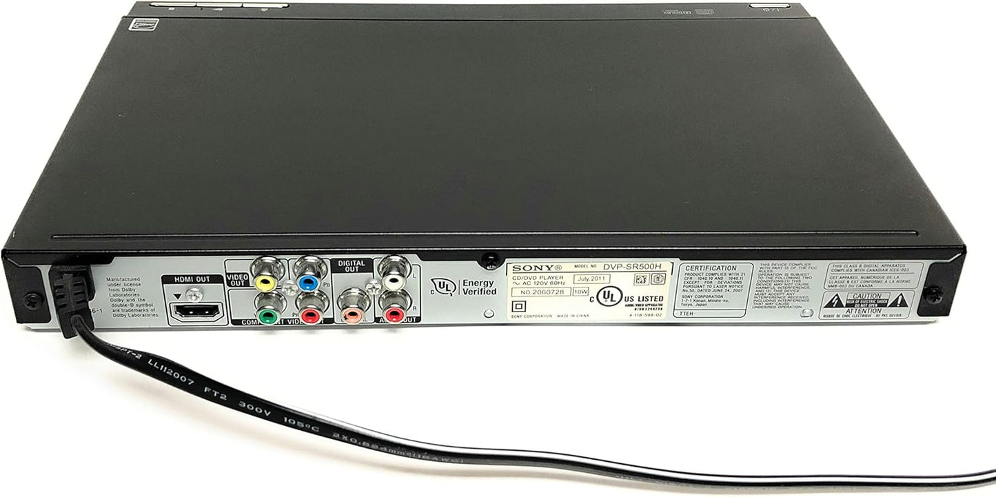 Sony DVP-SR500H 1080p Upscaling DVD Player