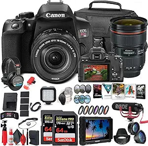 Canon 3924C002 EOS Rebel T8i DSLR Camera 18-55mm Bundle