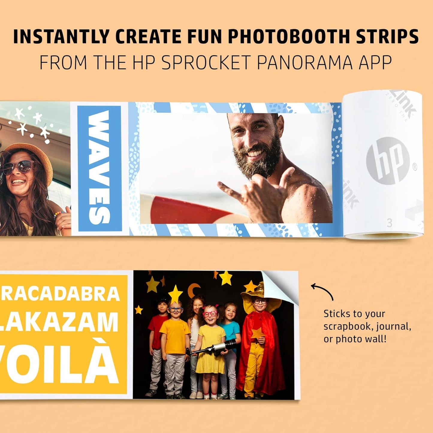 HP AMZHPPANK5P Sprocket Panorama Portable Color Printer (Rose)