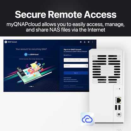 QNAP TS-233-24ST-US 4TB Home NAS RAID Bundle