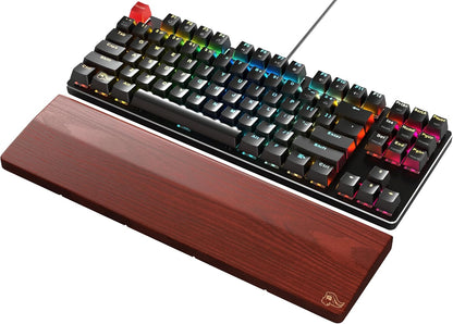 Glorious GV-87-BROWN TKL Wooden Ergonomic Keyboard Wrist Rest