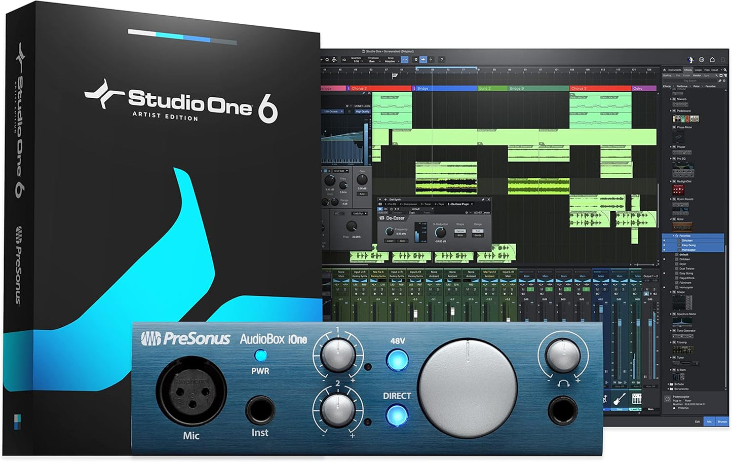 PreSonus AudioBox iOne USB Audio Interface - Studio One Artist
