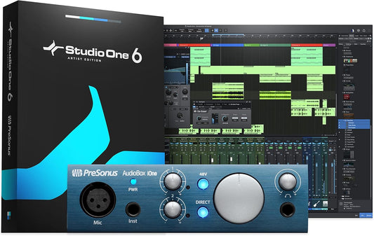 PreSonus AudioBox iOne USB Audio Interface - Studio One Artist