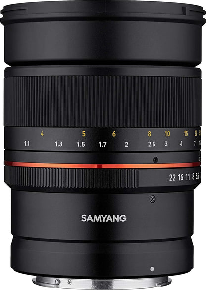 Samyang SYRF85-C 85mm F1.4 Weather Sealed Lens Canon R