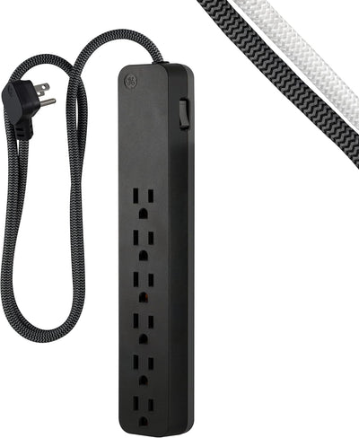 GE 62692 6-Outlet Surge Protector Power Strip
