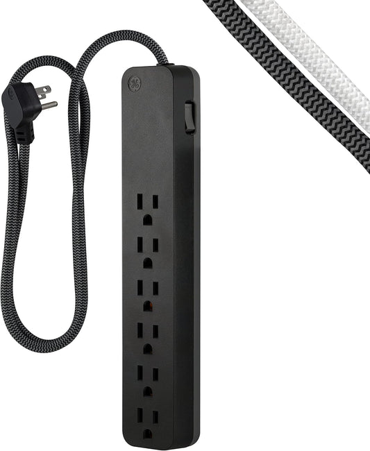 GE 62692 6-Outlet Surge Protector Power Strip