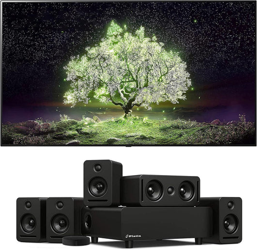 LG OLED65A1PUA 65" 4K Smart TV Platin Audio System Used