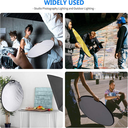 Neewer 10097862 5-in-1 Round 32" Light Reflector