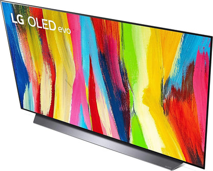 LG BNDL_OLED83C2PUA-WARRANTY-2 83" OLED Evo C2 4K Smart TV