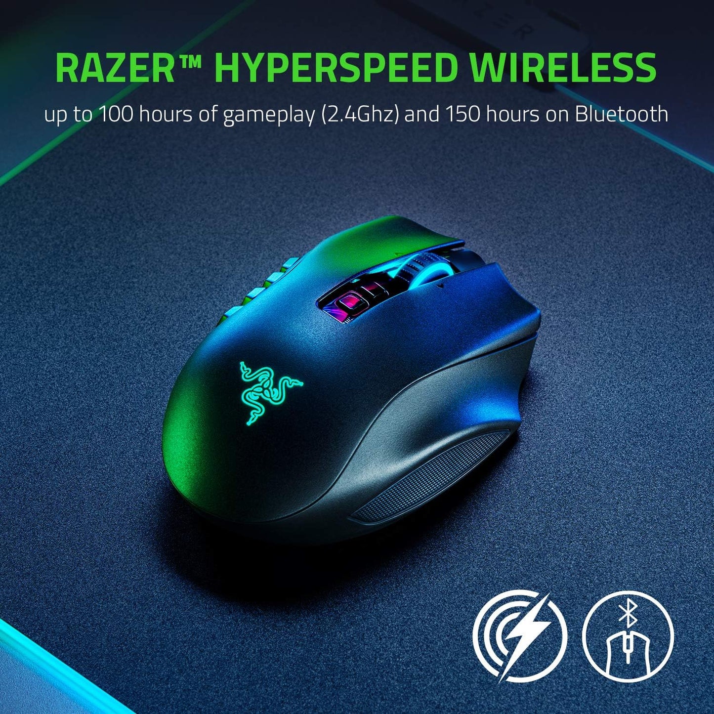 Razer Naga Pro Wireless Gaming Mouse RGB