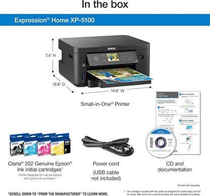 Epson XP-5100 Wireless Color Photo Printer