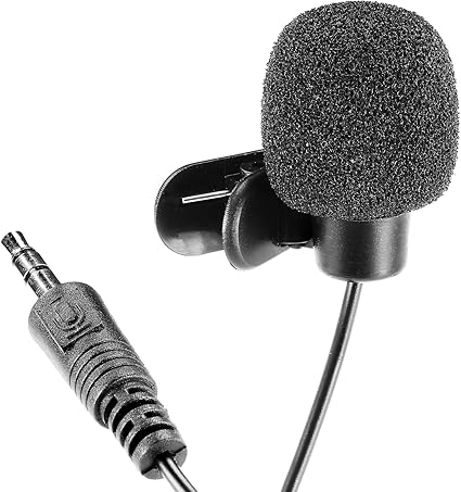 Neewer 90008087 2X 3.5mm Clip on Mini Lapel Microphone