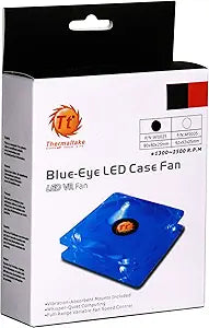 Thermaltake AF0025 Blue-Eye 80mm Silent LED Case Fan — main product image