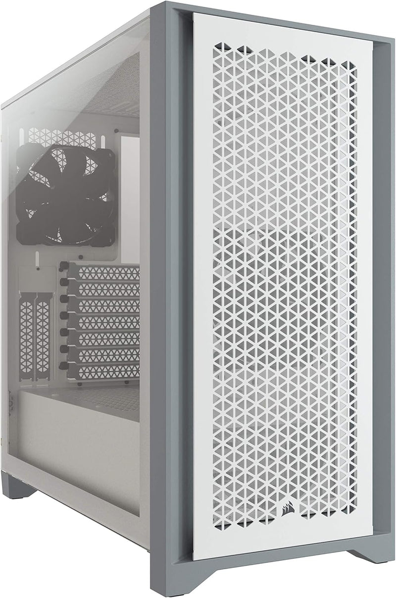 Corsair CC-9011201-WW 4000D Airflow: White Tempered Glass ATX Case — main product image