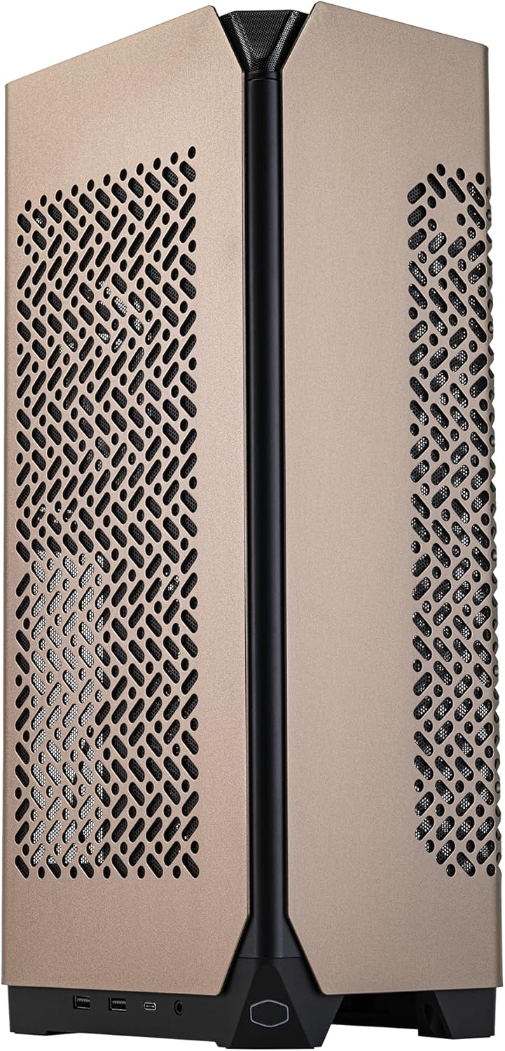 Cooler Master NR100-ZNNN85-SL0 NCORE 100 MAX ITX PC Case - Bronze