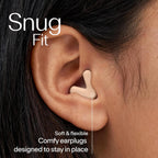 Alpine Hearing Protection Silence Sleep Ear Plugs: Reusable, Noise Reduction
