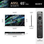 Sony BNDL_XR65A95L-7SPS4US1 65-Inch QD-OLED 4K Google TV Bundle