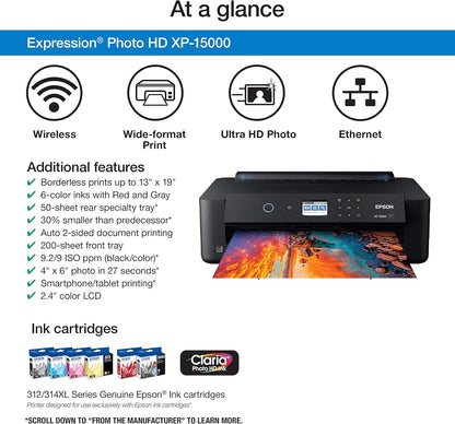 Epson XP-15000 Expression Photo HD Wireless Wide-Format Printer