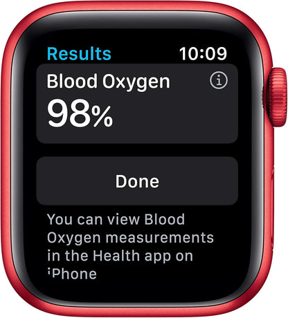 Apple Series 6 40mm Watch GPS Red Aluminum Renewed