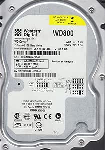 Western Digital WD800BB-32DKA0 80GB IDE Hard Drive