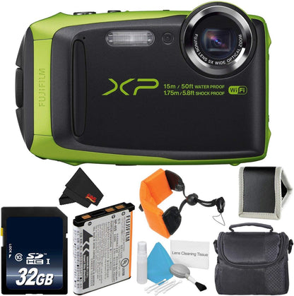 Fujifilm 16500208 FinePix XP90 Waterproof Camera Bundle