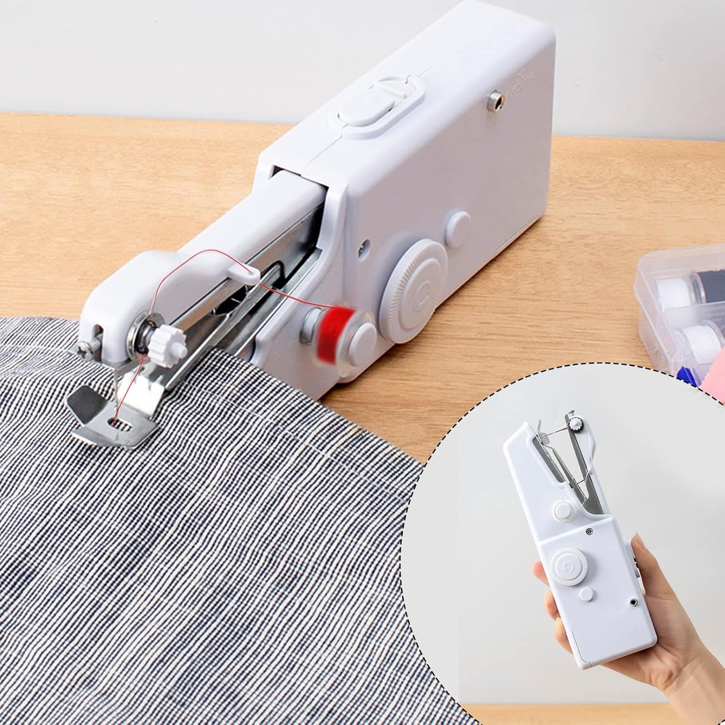 SanDisk Handheld Sewing Machine: Portable Mini Stitch Tool