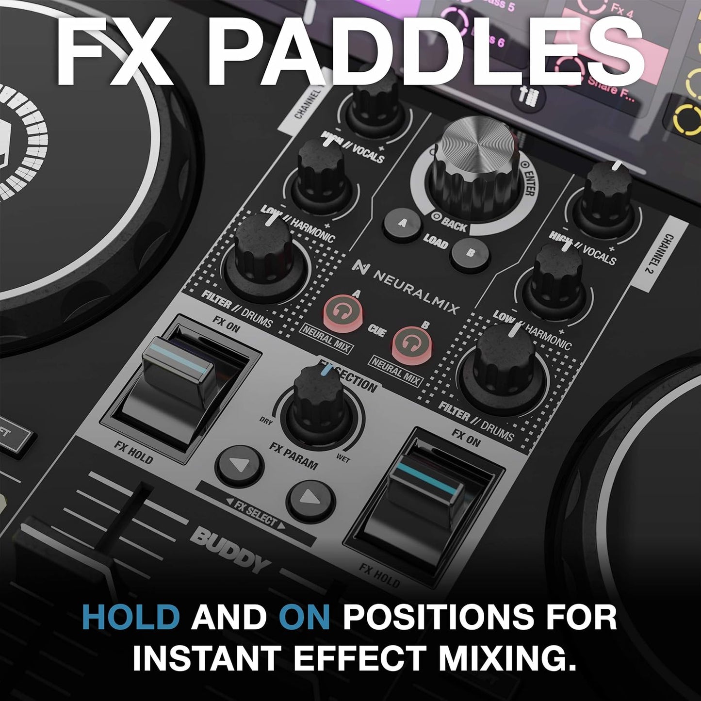 Reloop AMS-BUDDY 2-Channel DJ Controller iOS/PC