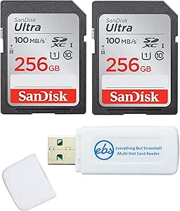 SanDisk SDSDUN4-256G Ultra 256GB SD Card 2-Pack — main product image