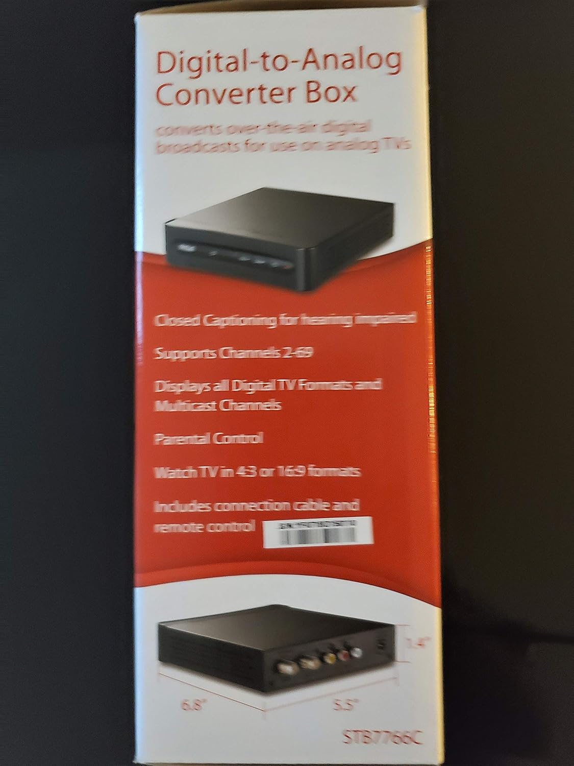 RCA STB7766C Digital to Analog Converter Box