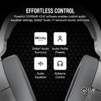 Corsair CA-9011390-WW HS55 Surround v2 Gaming Headset White