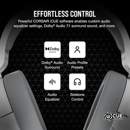 Corsair CA-9011390-WW HS55 Surround v2 Gaming Headset White