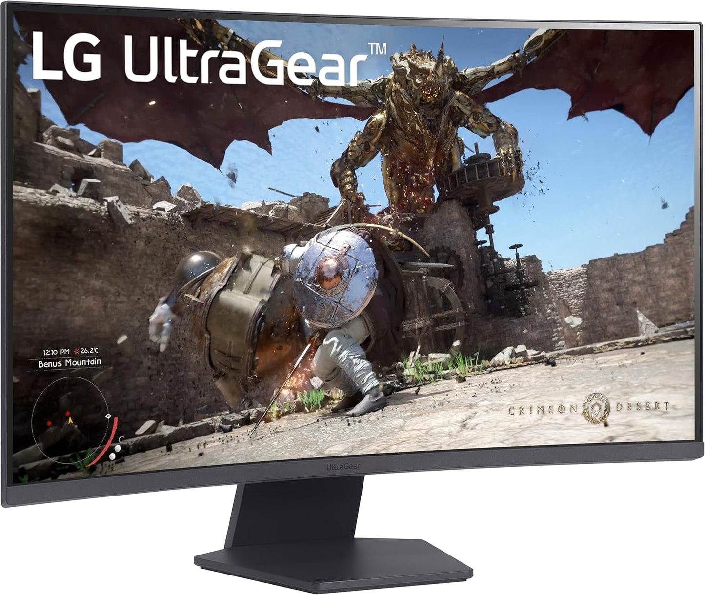 LG 32GS60QC-B Ultragear 32" Curved Gaming Monitor 180Hz