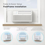 TCL H8W25WQ 8000 BTU Smart Inverter Window AC