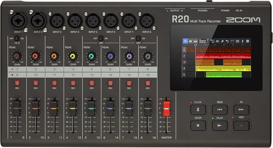 Zoom R20 16-Track Digital Recorder/Interface