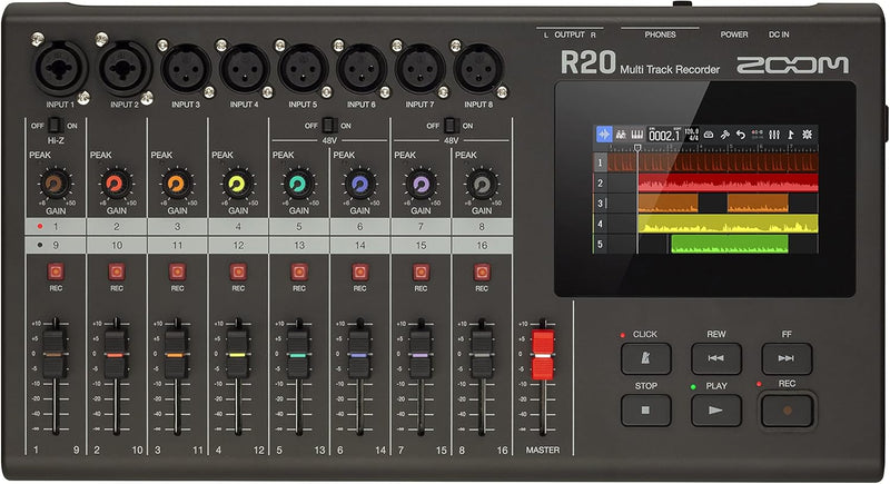 Zoom R20 16-Track Digital Recorder/Interface — main product image
