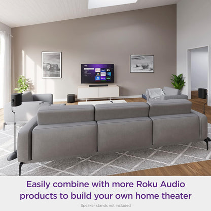 Roku Streambar Pro Surround Sound Set (Renewed)